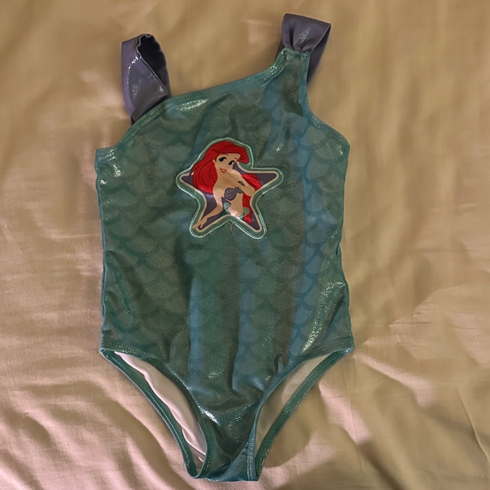 Disney Ariel Kids Swim One Piece - Blue and Purple